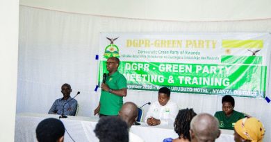 Nyanza:Ishyaka Green Party  ryahuguye abarwanashyaka baryo baryo